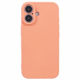 EIDERWOOD iPhone 16 Matt Fleksibelt Plast Deksel - Oransje