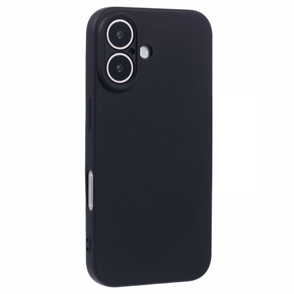 EIDERWOOD iPhone 16 Matt Fleksibelt Plast Deksel - Svart