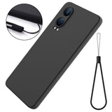 EIDERWOOD OnePlus Nord CE4 Lite (5G) Liquid Silikon Deksel m. Stropp - Svart