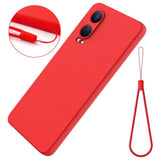 EIDERWOOD OnePlus Nord CE4 Lite (5G) Liquid Silikon Deksel m. Stropp - Rød