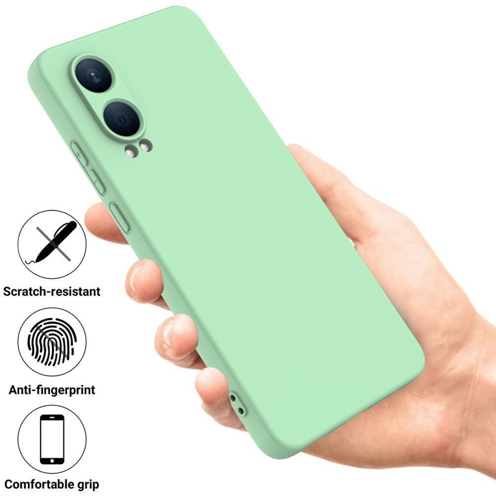 EIDERWOOD OnePlus Nord CE4 Lite (5G) Liquid Silikon Deksel m. Stropp - Grønn