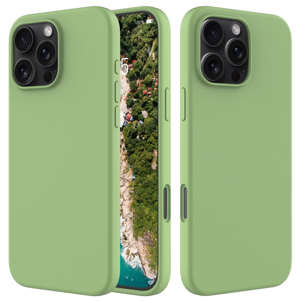 EIDERWOOD iPhone 16 Pro Max Fôret Silikon Deksel - Grønn