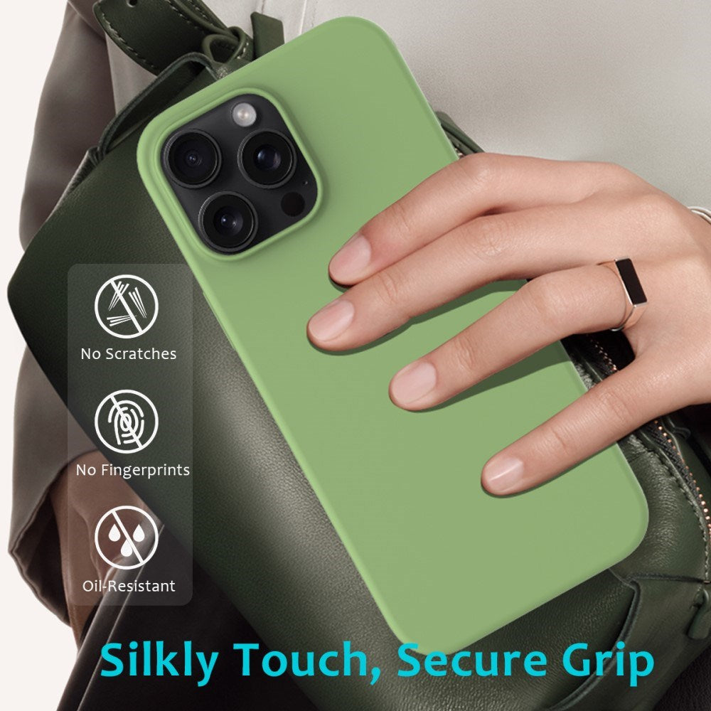 EIDERWOOD iPhone 16 Pro Max Fôret Silikon Deksel - Grønn