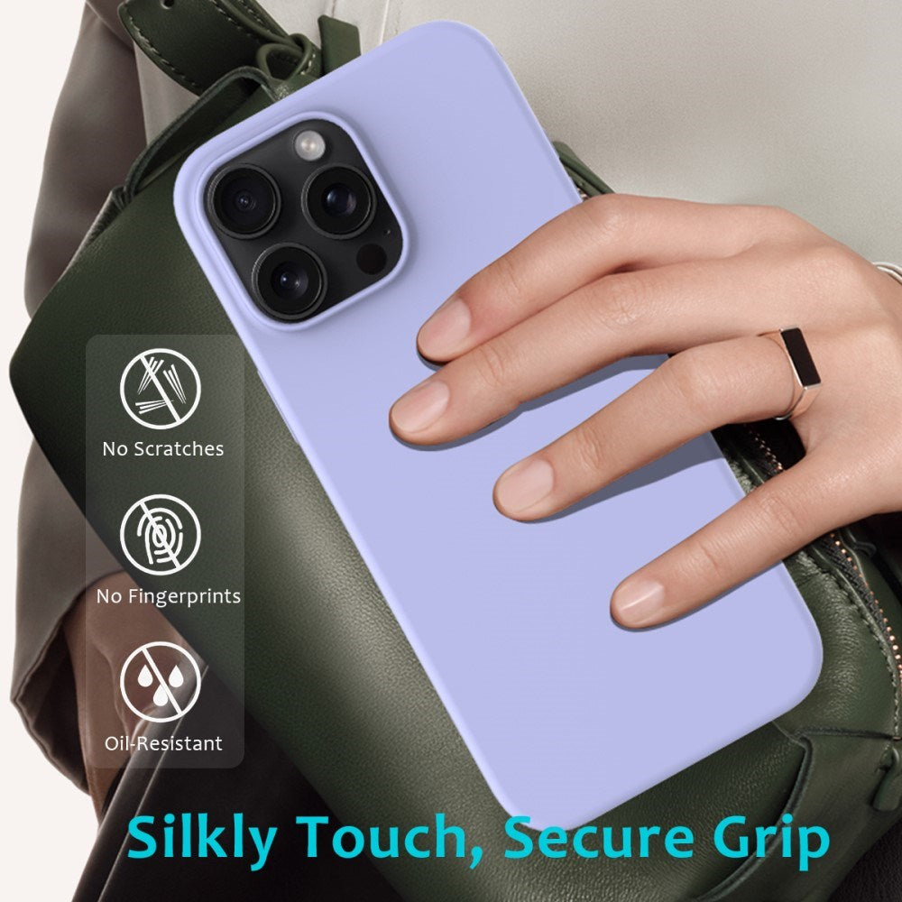 EIDERWOOD iPhone 16 Pro Max Fôret Silikon Deksel - Lavendel