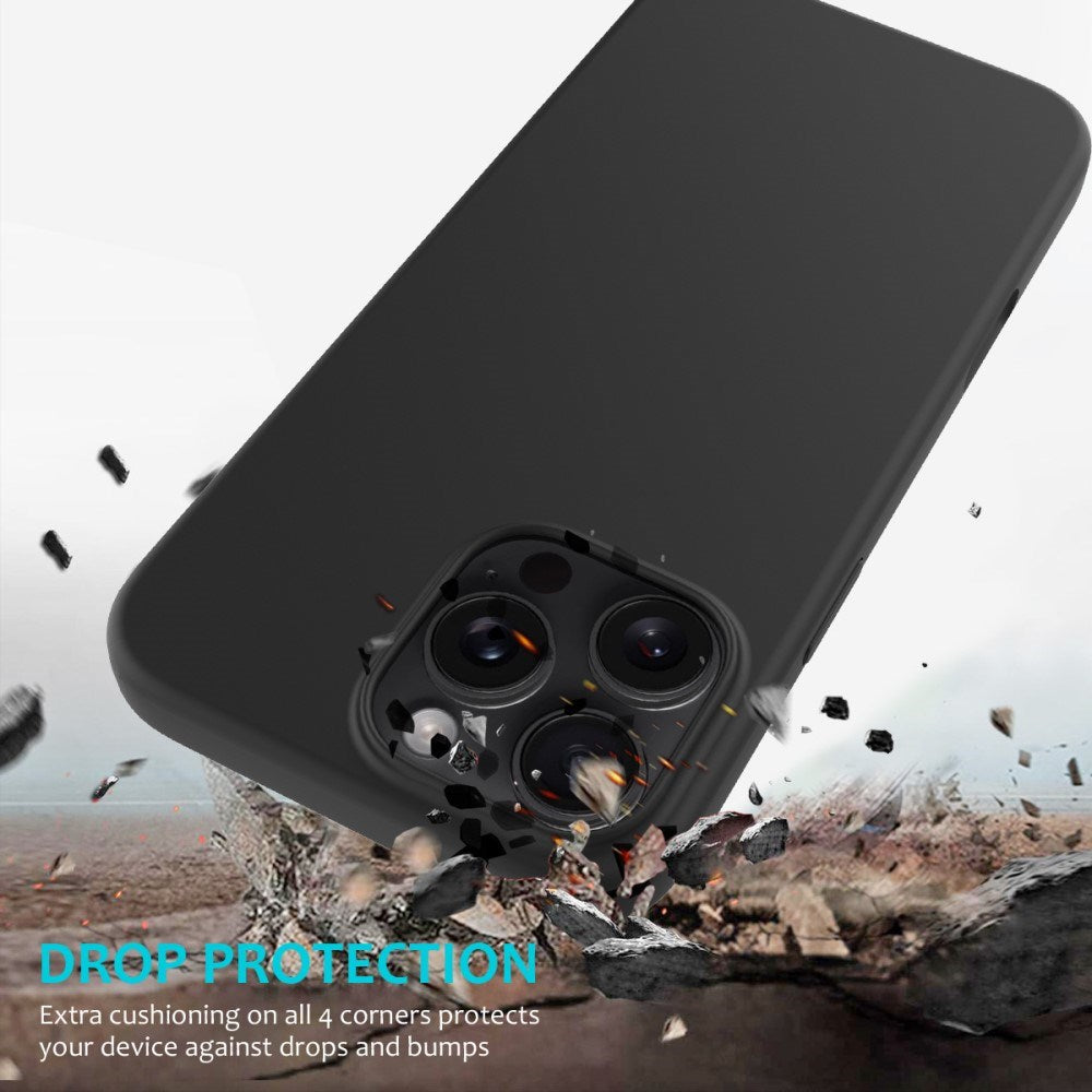 EIDERWOOD iPhone 16 Pro Max Fôret Silikon Deksel - Svart