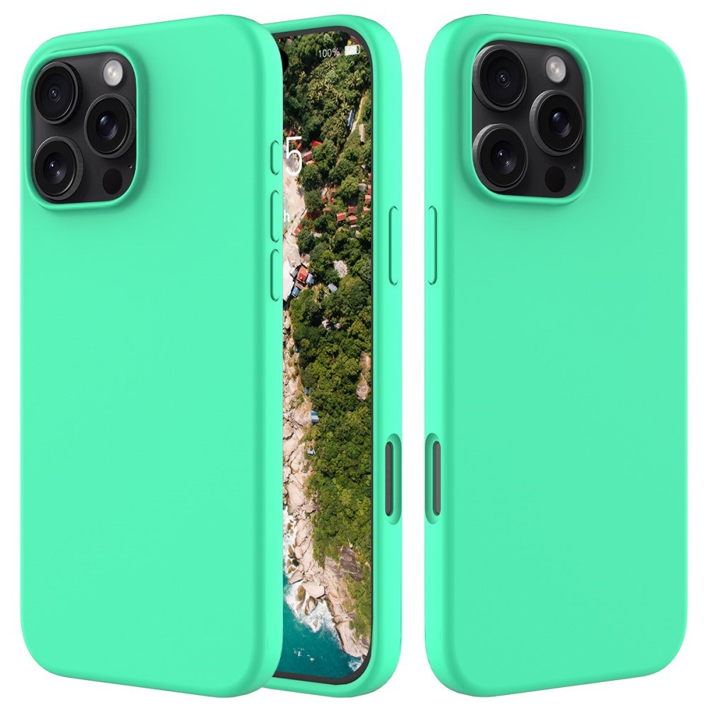 EIDERWOOD iPhone 16 Pro Max Fôret Silikon Deksel - Neongrønn