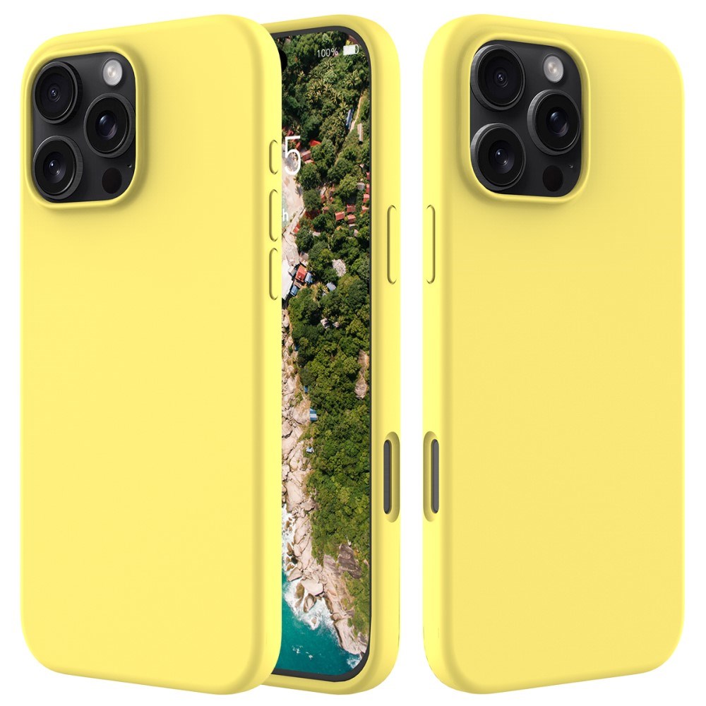 EIDERWOOD iPhone 16 Pro Max Fôret Silikon Deksel - Gul