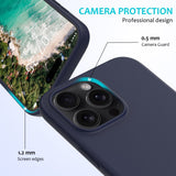 EIDERWOOD iPhone 16 Pro Max Fôret Silikon Deksel - Mørk Blå