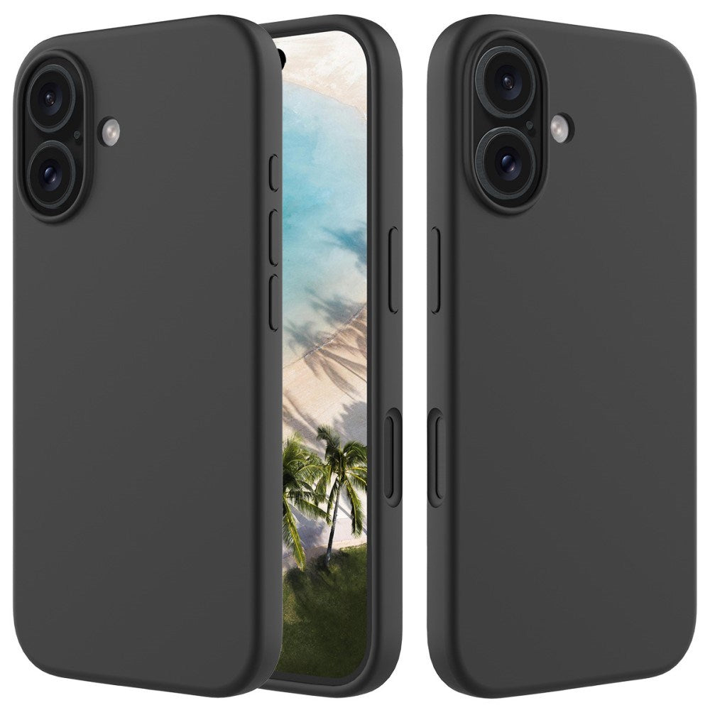 EIDERWOOD iPhone 16 Plus Fôret Silikon Deksel - Svart
