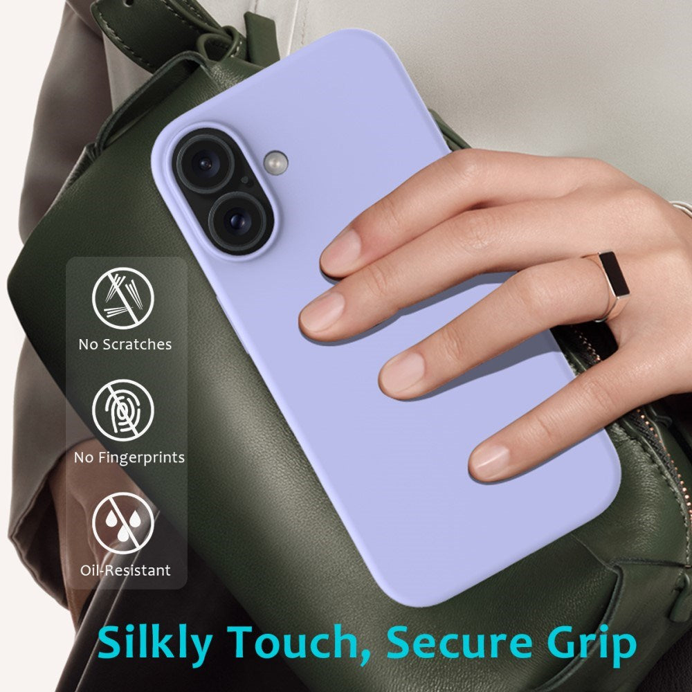 EIDERWOOD iPhone 16 Plus Fôret Silikon Deksel - Lavendel