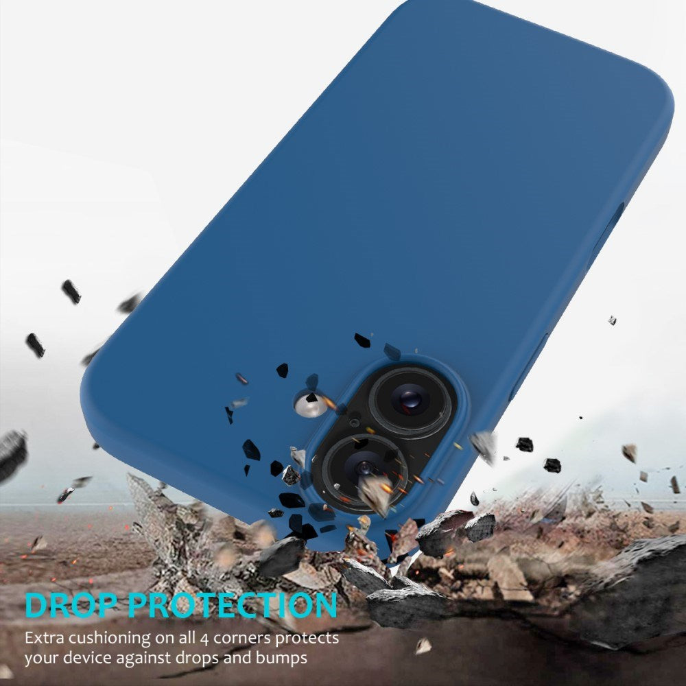 EIDERWOOD iPhone 16 Plus Fôret Silikon Deksel - Blå