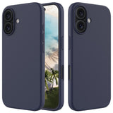 EIDERWOOD iPhone 16 Plus Fôret Silikon Deksel - Mørk Blå