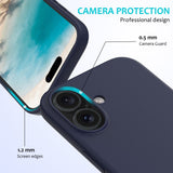 EIDERWOOD iPhone 16 Plus Fôret Silikon Deksel - Mørk Blå