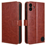 EIDERWOOD Nothing CMF Phone 1 Kunstskinn Flip Deksel m. Strop - Brun