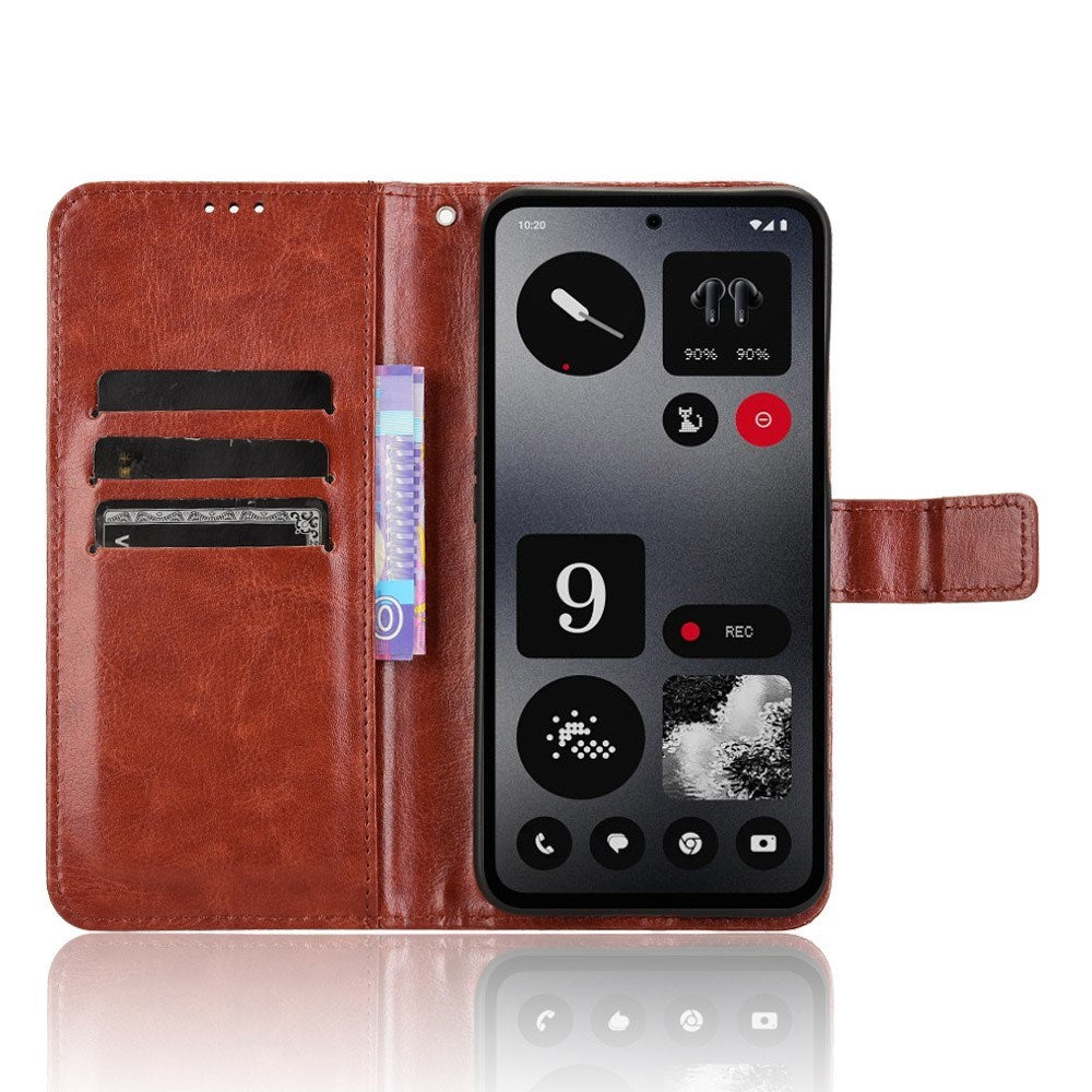EIDERWOOD Nothing CMF Phone 1 Kunstskinn Flip Deksel m. Strop - Brun