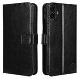 EIDERWOOD Nothing CMF Phone 1 Kunstskinn Flip Deksel m. Strop - Svart