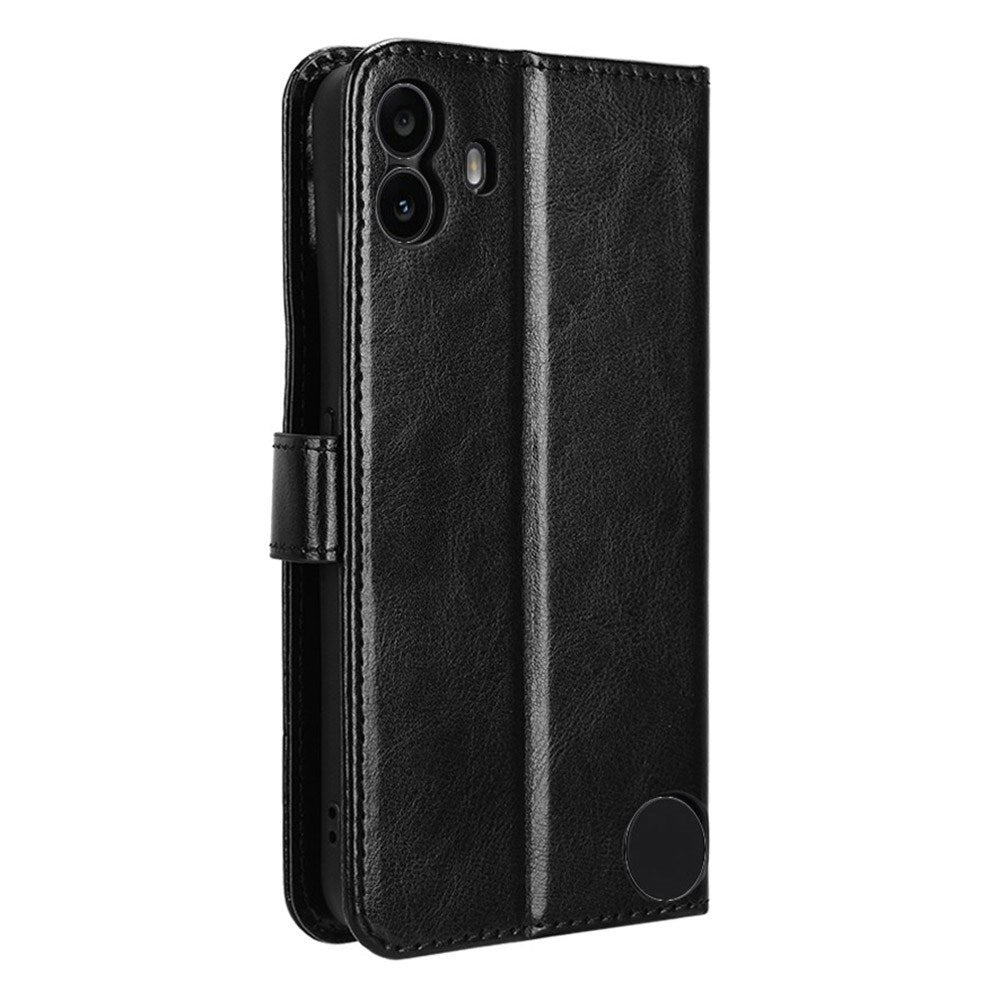 EIDERWOOD Nothing CMF Phone 1 Kunstskinn Flip Deksel m. Strop - Svart