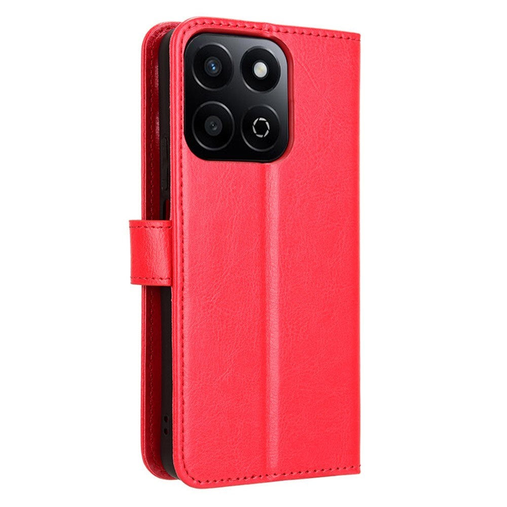 EIDERWOOD Honor 200 Smart Kunstskinn Flip Deksel m. Strop - Rød