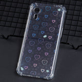 EIDERWOOD Samsung Galaxy Xcover 7 Fleksibelt Plast Deksel med 4 Forskjellige Bakgrunner - Gjennomsiktig / Multi