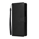 EIDERWOOD Samsung Galaxy Z Fold6 Kunstskinn Flip Deksel m. Kortholder & Stropp - Svart
