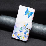 EIDERWOOD Samsung Galaxy A16 Kunstskinn Flip Deksel m. Lommebok & Trykk - Sommerfugl & Blomster