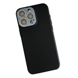 EIDERWOOD iPhone 14 Pro Silikon Deksel med Innebygd Kamerabeskyttelse - Svart