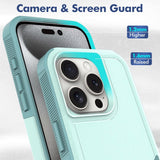 EIDERWOOD iPhone 16 Pro Hybrid Deksel - Turkis