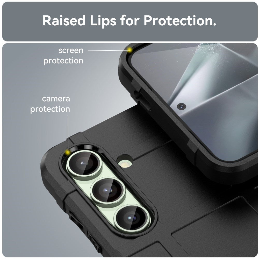 EIDERWOOD Samsung Galaxy S24 FE Rugged Shield Håndverker Deksel - Svart