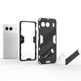 EIDERWOOD OnePlus Nord 4 (5G) Hybrid Håndverker Deksel med Kickstand - Hvit