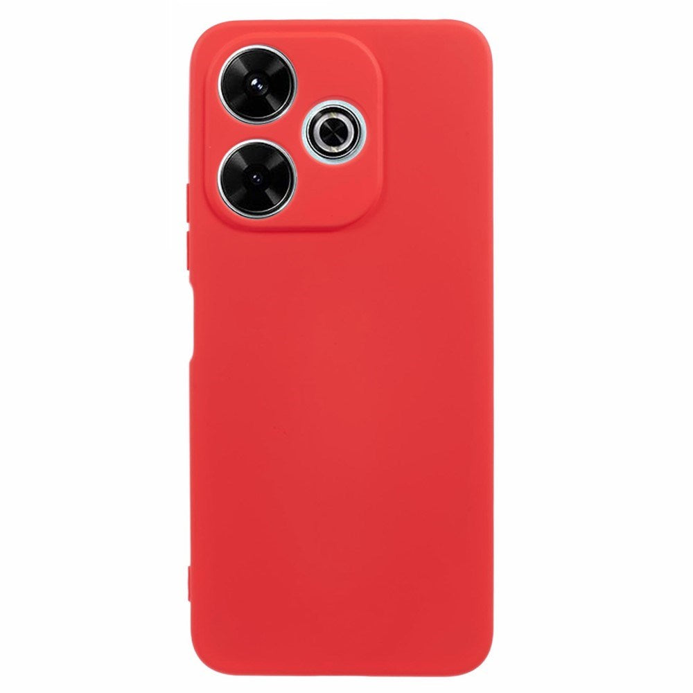 EIDERWOOD Xiaomi Redmi 13 Bakdeksel i Fleksibelt Plast - Rød