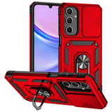 EIDERWOOD Samsung Galaxy A16 (4G/5G) Håndverker Deksel med Magnetisk Kickstand Og Cam Slider - Rød