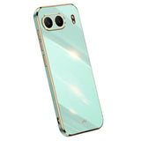 EIDERWOOD OnePlus Nord 4 Deksel med Metallramme - Fleksibel Plast - Turkis