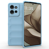 Eiderwood Motorola Edge 50 Deksel, Støtsikkert Mykt Plast Robust Baksidedeksel - Lyseblått