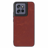 EIDERWOOD Motorola Edge 50 Neo Kunstskinn Bak Deksel - Brun
