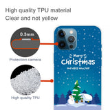 EIDERWOOD iPhone 16 Pro Max Fleksibelt Plast Jul Deksel - Merry Christmas - Snømann og Juletre