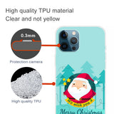 EIDERWOOD iPhone 16 Pro Fleksibelt Plast Jul Deksel - Merry Christmas - Tegneserie Julenissen
