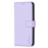 Realme Note 60 / 60x (4G) / C63 (4G) / C61 (4G) Kunstskinn Deksel med Stativfunksjon & Kortholder - Lavendel