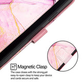 EIDERWOOD OnePlus Nord 4 (5G) Deksel i Kunstskinn med Lommebok og Stropp - Rosa Marmor