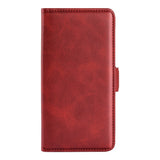 EIDERWOOD Xiaomi Redmi 14C / Poco C75 Kunstskinn Flip Deksel med Kortholder & Ståfunksjon - Rød