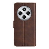 EIDERWOOD Xiaomi Redmi 14C / Poco C75 Kunstskinn Flip Deksel med Kortholder & Ståfunksjon - Brun