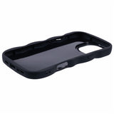 iPhone 16 Pro EIDERWOOD Fleksibelt Plast Wavy Deksel - Svart