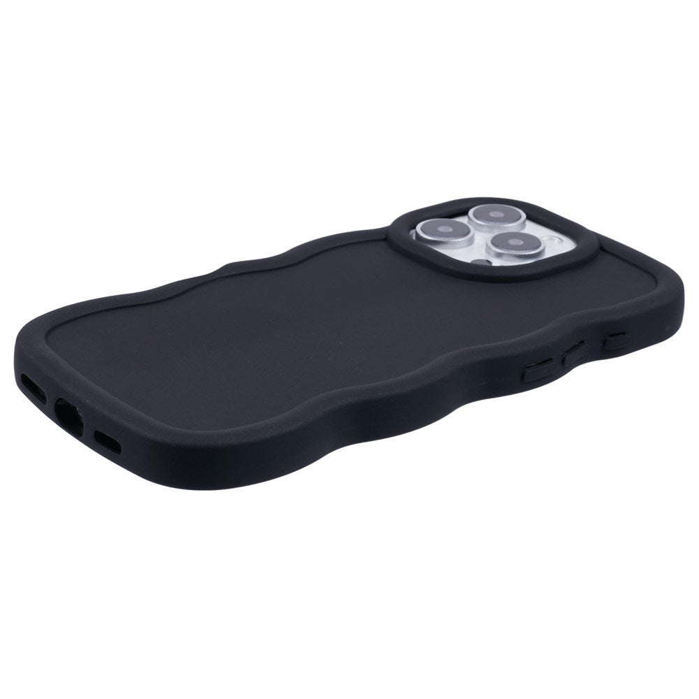 iPhone 16 Pro EIDERWOOD Fleksibelt Plast Wavy Deksel - Svart