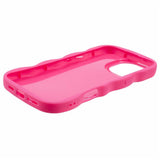 iPhone 16 Pro EIDERWOOD Fleksibelt Plast Wavy Deksel - Pink