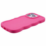 iPhone 16 Pro EIDERWOOD Fleksibelt Plast Wavy Deksel - Pink