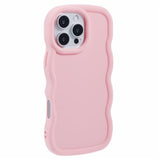 iPhone 16 Pro Max EIDERWOOD Fleksibelt Plast Wavy Deksel - Rosa