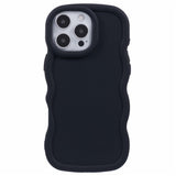 iPhone 16 Pro Max EIDERWOOD Fleksibelt Plast Wavy Deksel - Svart