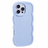 iPhone 16 Pro Max EIDERWOOD Fleksibelt Plast Wavy Deksel - Lilla
