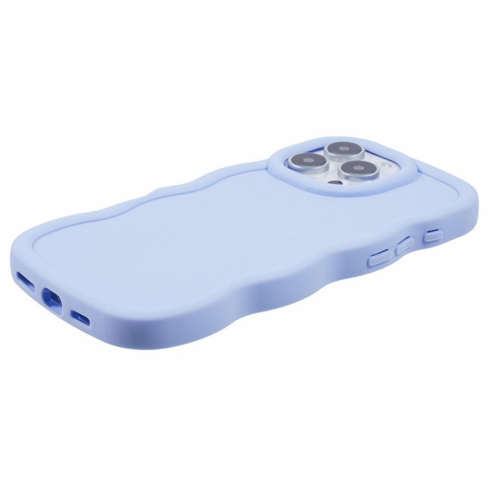 iPhone 16 Pro Max EIDERWOOD Fleksibelt Plast Wavy Deksel - Lilla
