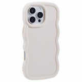 iPhone 16 Pro Max EIDERWOOD Fleksibelt Plast Wavy Deksel - Hvit