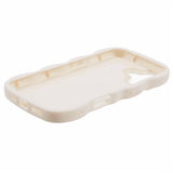 iPhone 16 Plus EIDERWOOD Fleksibelt Plast Wavy Deksel - Hvit